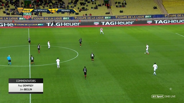 Coupe De La Ligue 18 19 Monaco Vs Rennes 09 01 2019