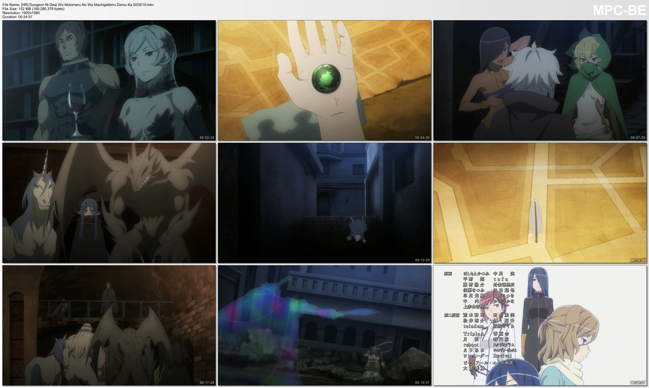 [HR] Dungeon Ni Deai Wo Motomeru No Wa Machigatteiru Darou Ka S03E10.mkv_thumbs