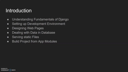 Build a Django Project Part-1 Build a Django Project Part-1
