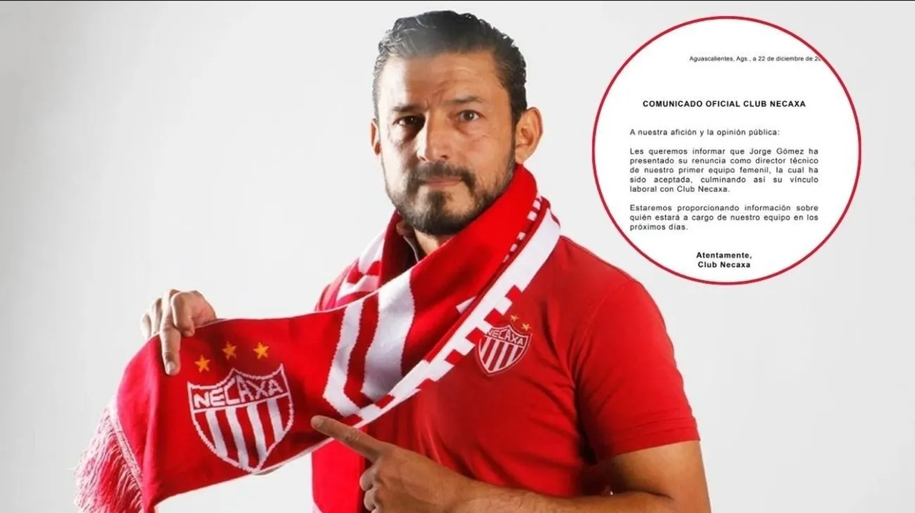 Jorge Gómez, DT de Necaxa, renuncia tras ser acusado de acoso por sus dirigidas