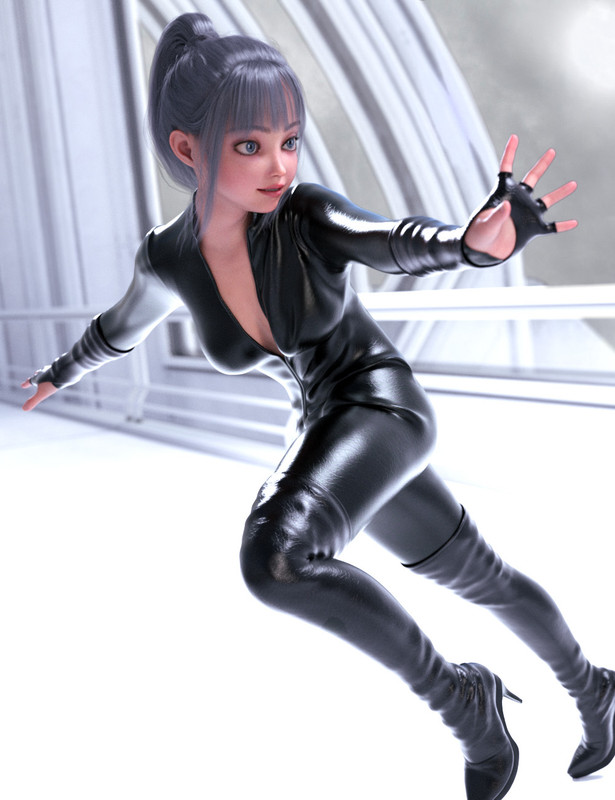 dForce Leather Suit for Genesis 9