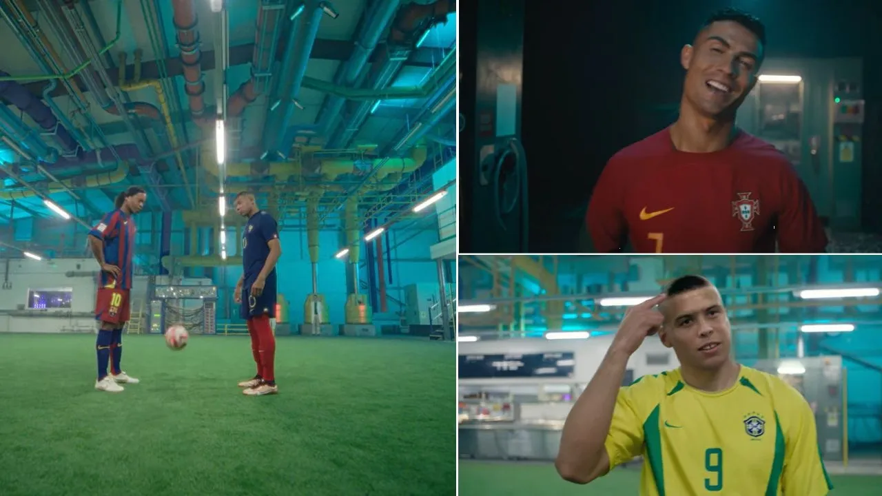 Vídeo de Nike pretende demostrar quién es mejor: ¿Ronaldihno o Mbappé?