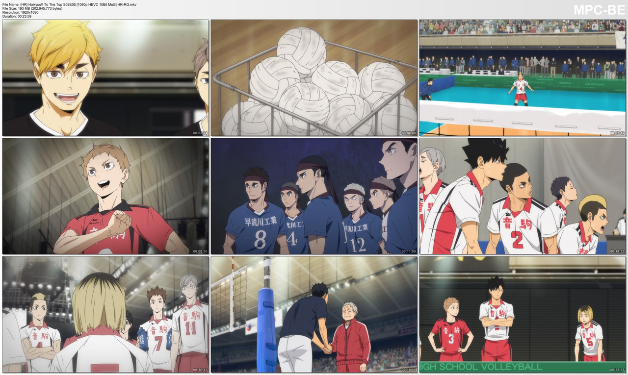 [HR] Haikyuu!! To The Top S02E05 [1080p HEVC 10Bit Multi] HR-RG.mkv_thumbs
