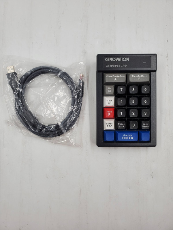 GENOVATION CONTROL PAD MODEL 5996 PROGRAMMABLE KEYPAD COMES WITH CABLE