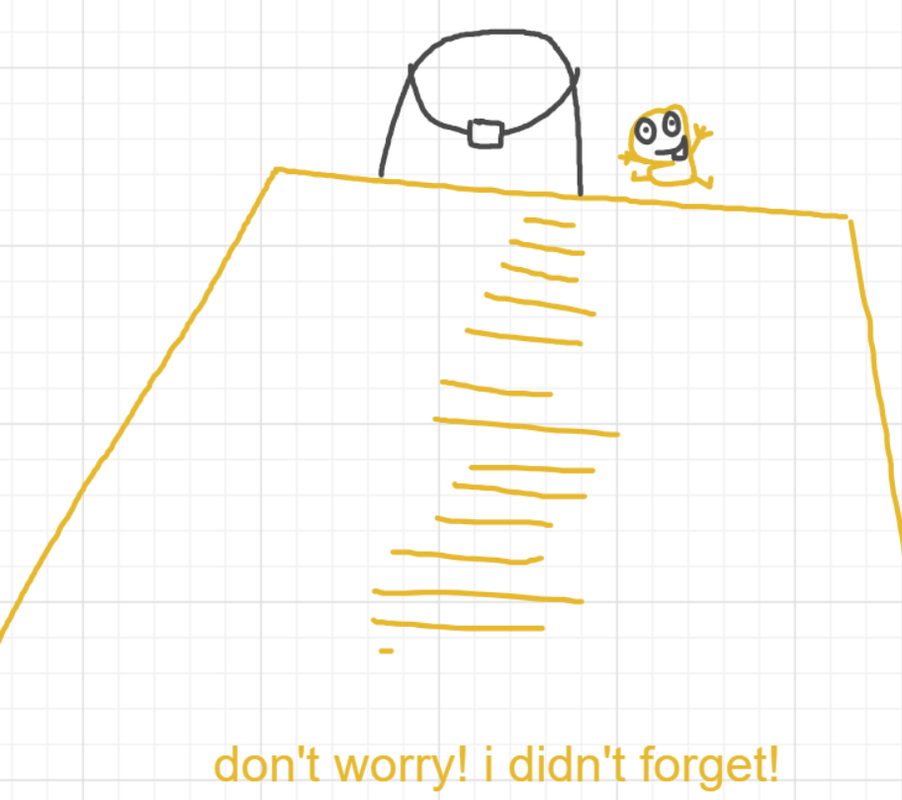 A panel from The Prime Number Few, episode eight of the Board Boards object show by Furretwalk/WalkingFurret.