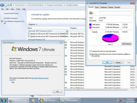 Windows 7 Version 6.1 Build 7601 x64-x86 Ankh Tech Lite
