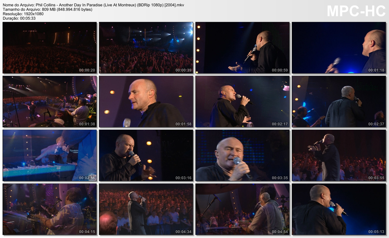 Phil Collins - Another Day In Paradise (Live At Montreux) (BDRip 1080p) [2004]