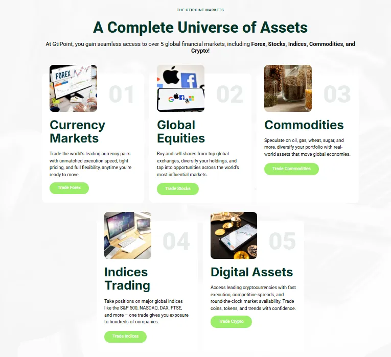 GtiPoint CFD Trading Broker