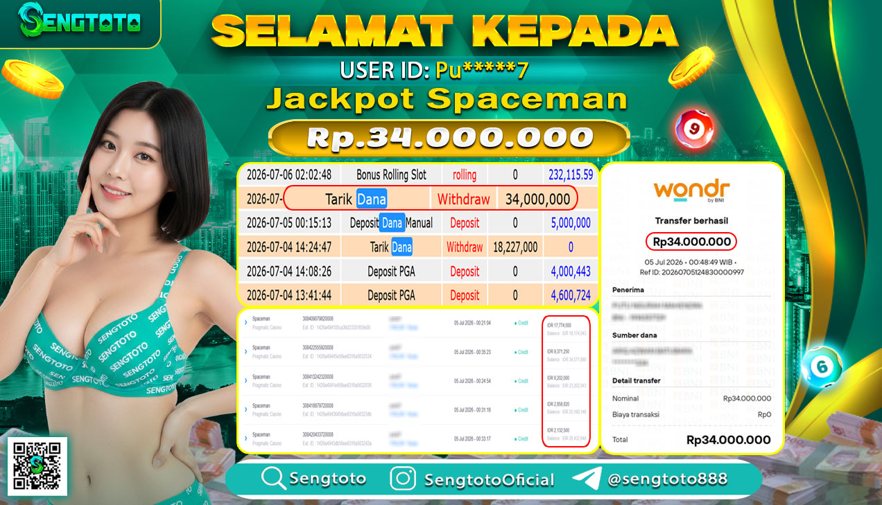 BUKTI PEMBAYARAN SLOT SPACEMAN