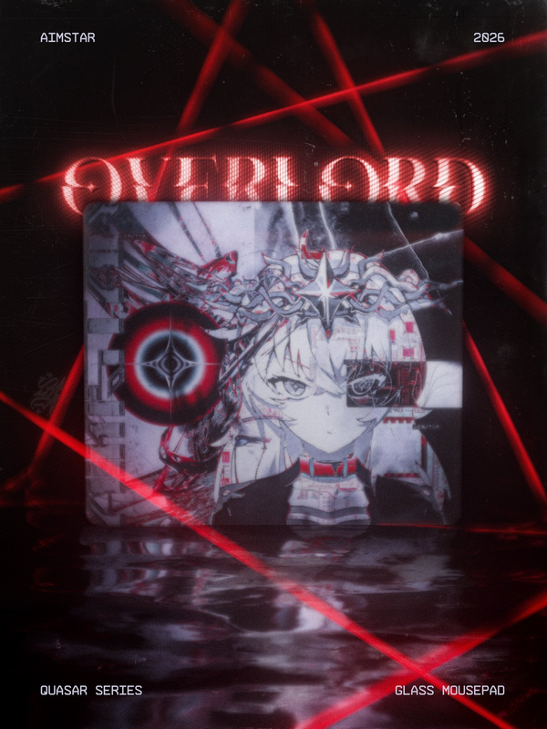 AimStar 花葬（HANAZON） ガラスマウスパッド 490×420mm AimStar OVERLORD ガラスマウスパッド