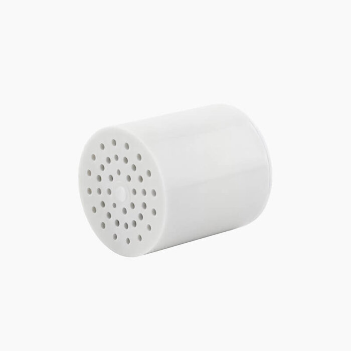 Filtro de ducha con ilustración de capas internas