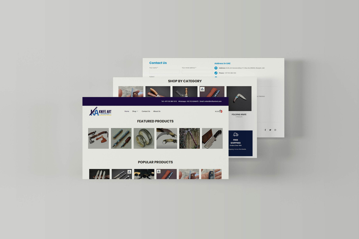codexier portfolio - knives art