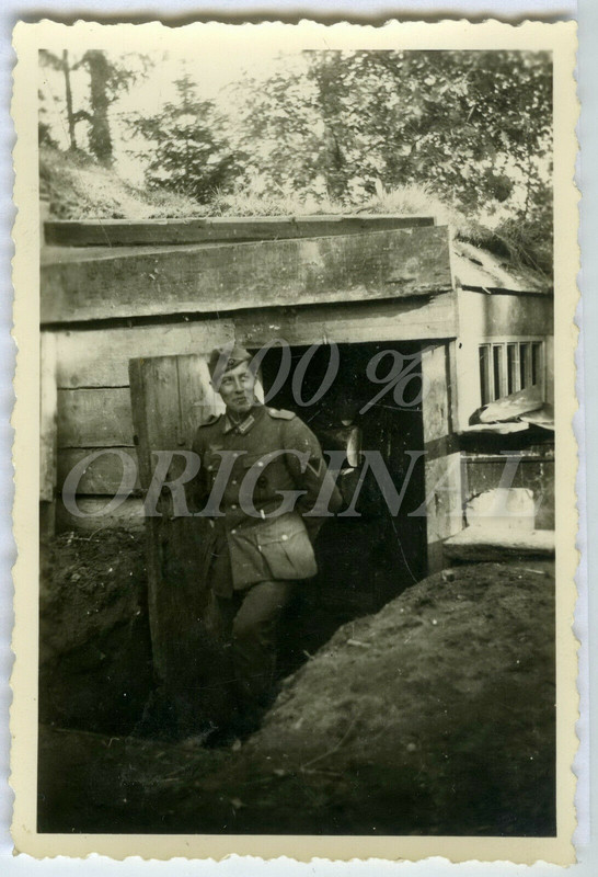Foto Salla Finnland Lappland Gebirgsjäger Bunker Unterstand Stel