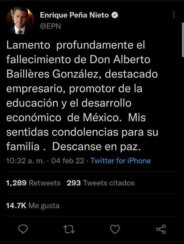 Enrique Peña Nieto reaparece en redes sociales y le llueven duras críticas