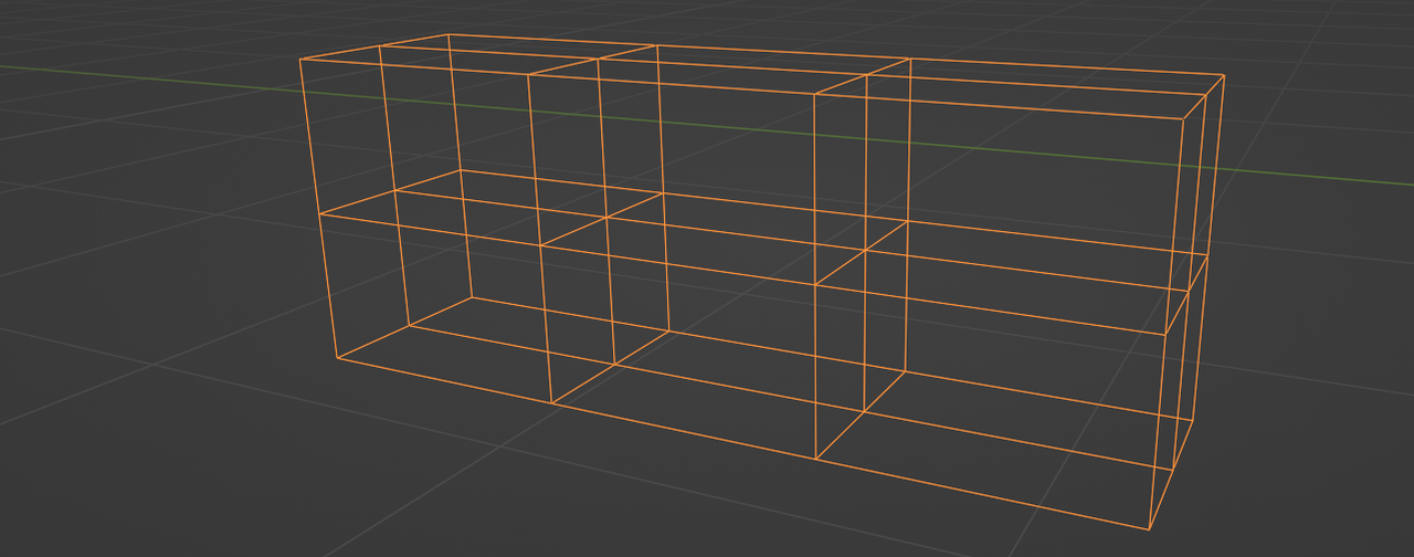 3D lattice cube