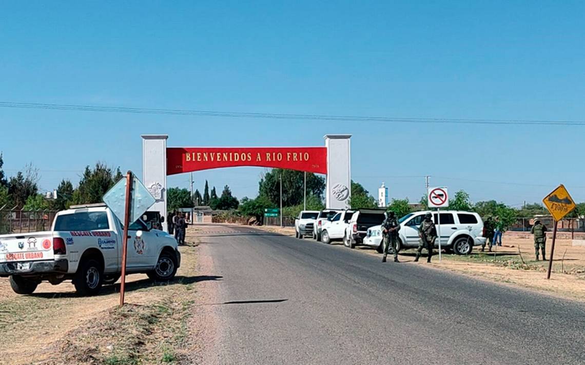 Aparecen cuatro cuerpos son en Río Frío, Zacatecas, con señales de tortura