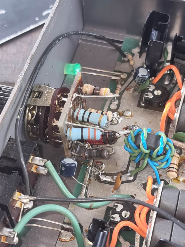 Burnt resistors