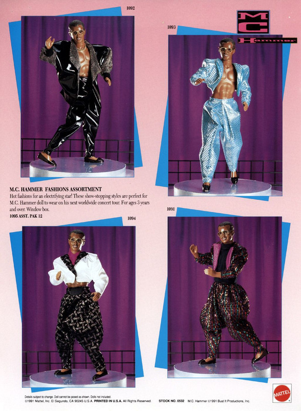 MC Hammer Doll Fashions