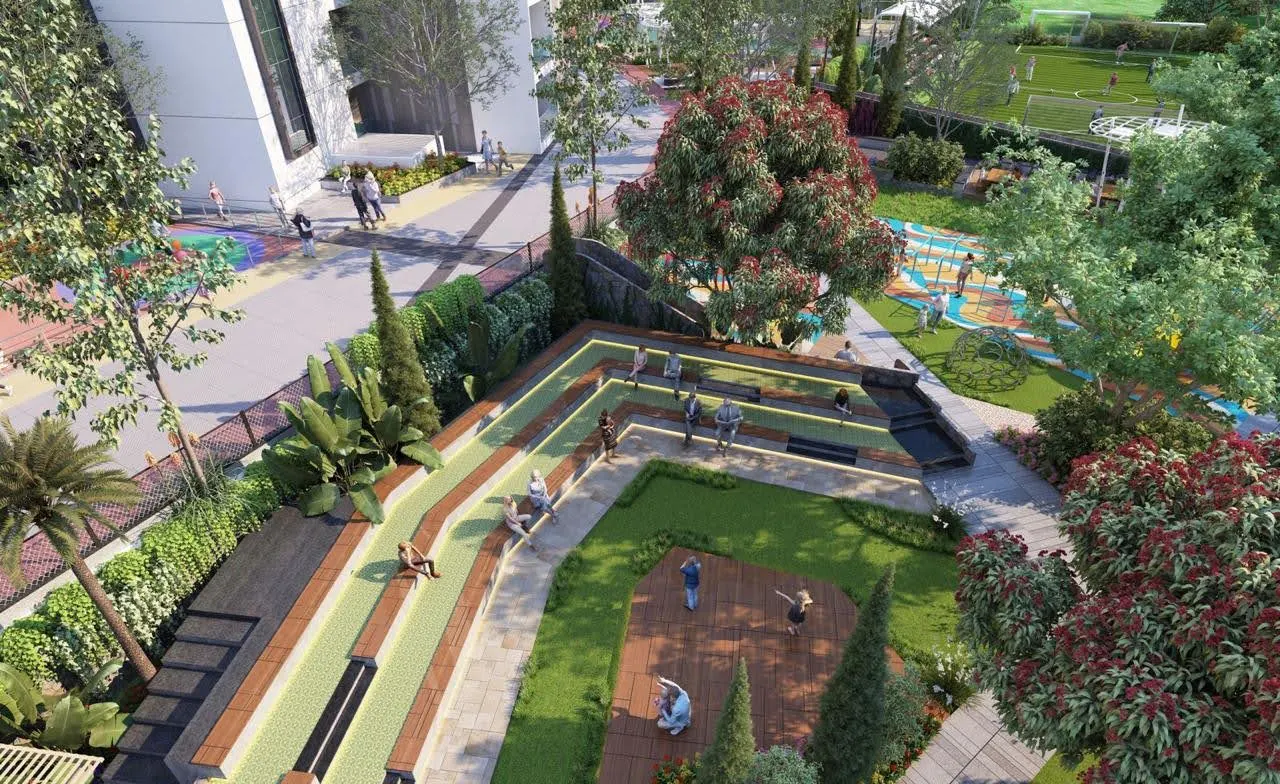 Elegant bedroom design at Prestige Raintree Park