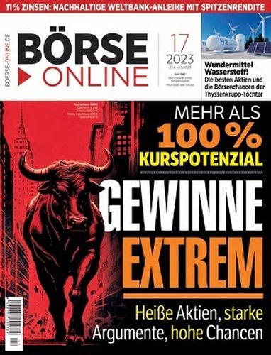 Cover: Börse Online Magazin No 17 vom 27  April 2023