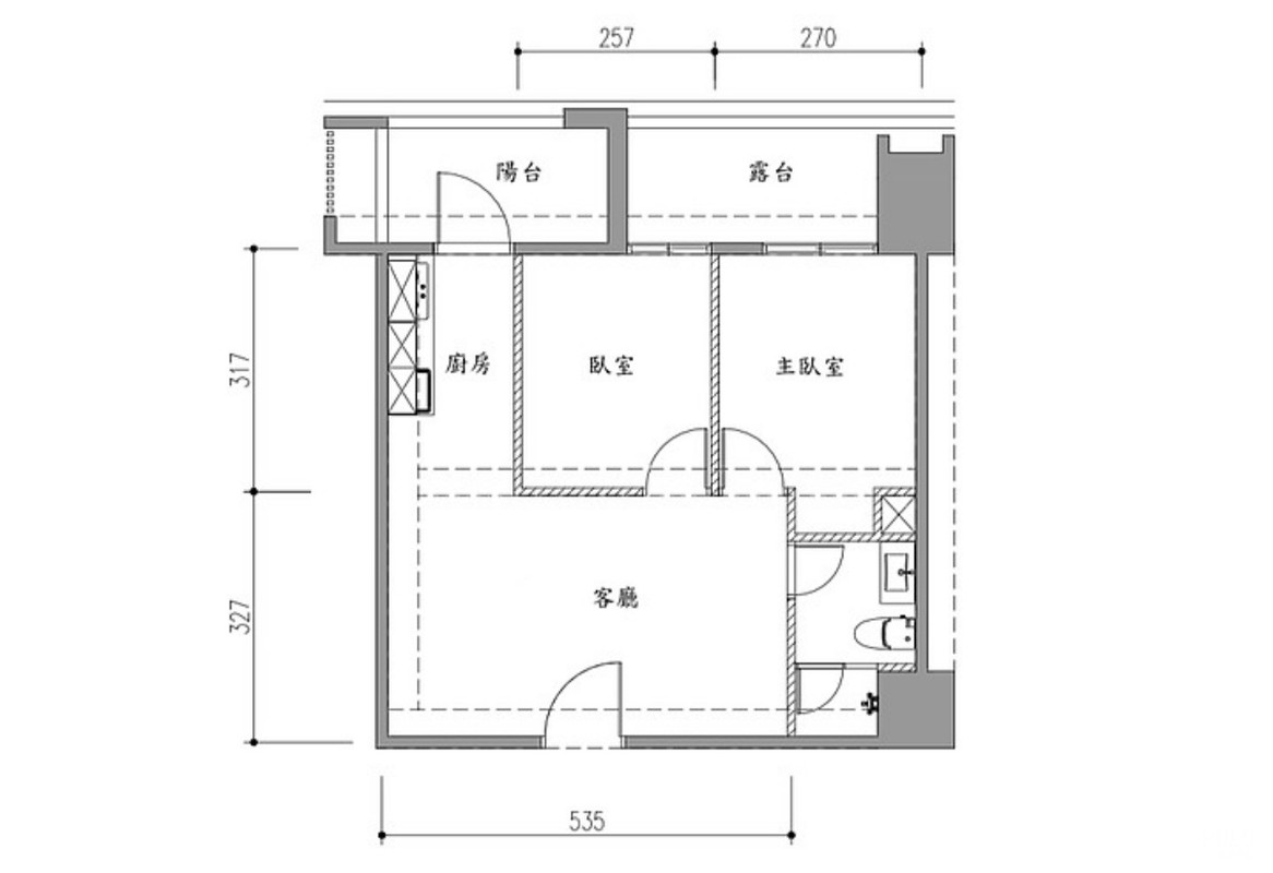 圖 台中裝潢開箱,14坪兩房捷運學區小宅