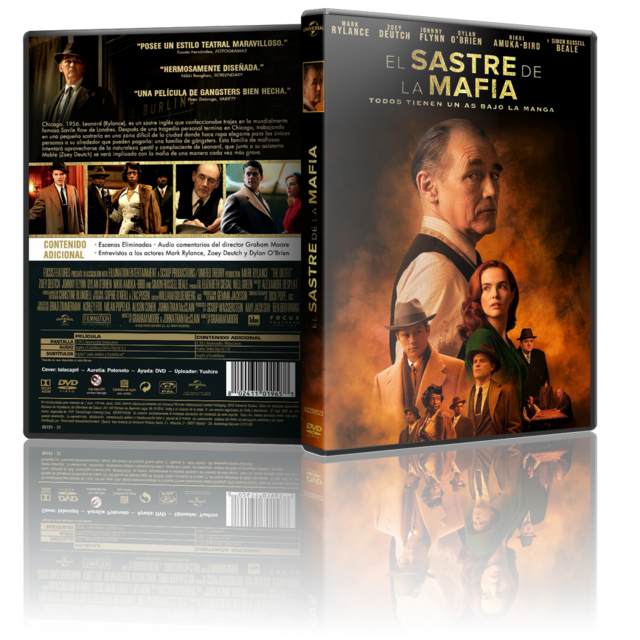Portada - El Sastre de la Mafia [2022] [DVD9-Autoría] [ntsc] [Cast/Ing/Fra] [Sub:Varios] [Drama]