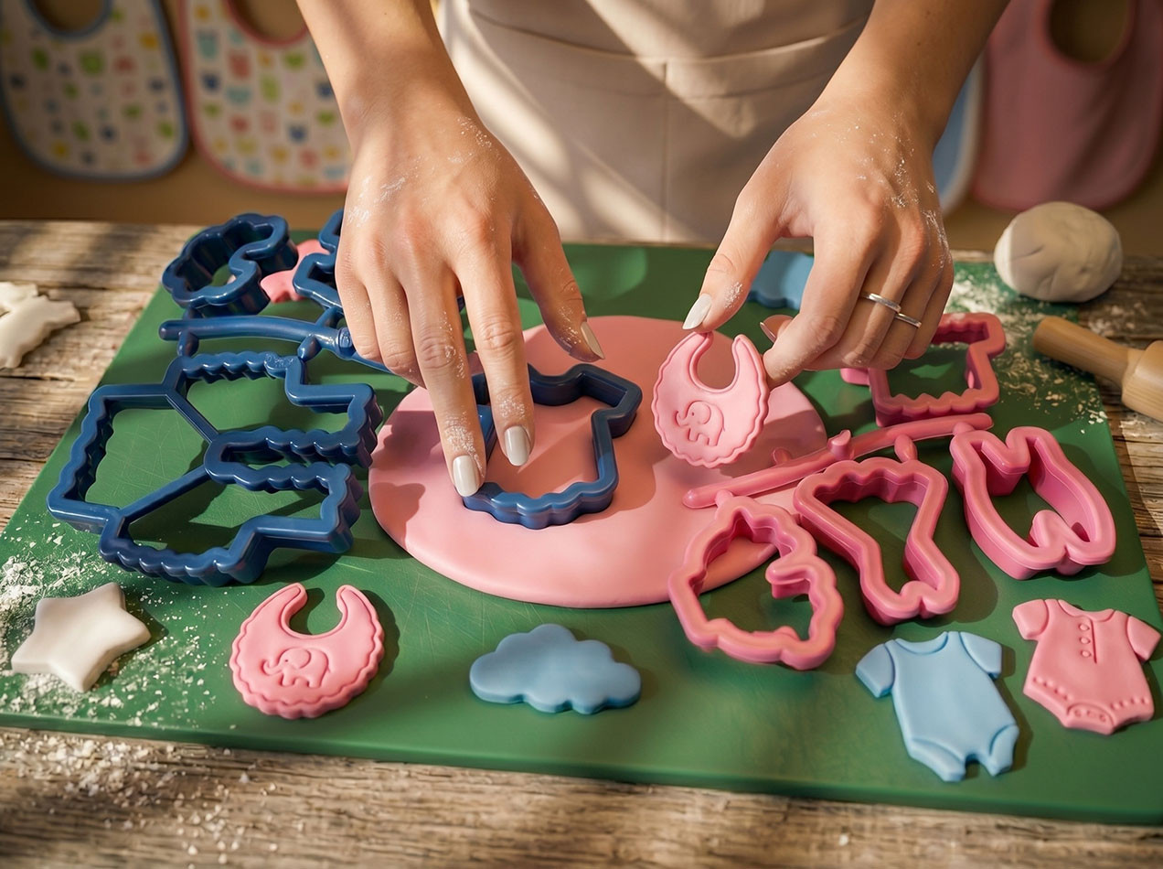 Set Cortador De prendas de vestir bebés para recuerdos babyshowe