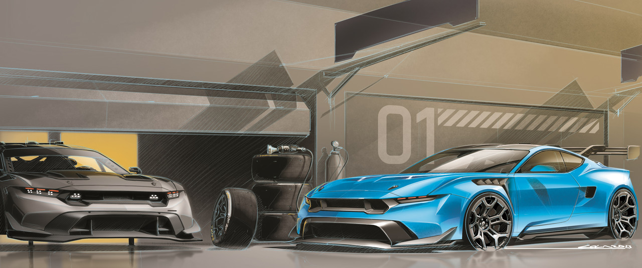MustangGT3andGTDSketch