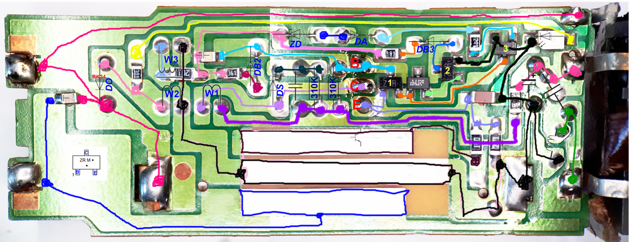 Leiterbahnseite und Bestückung berichtigt