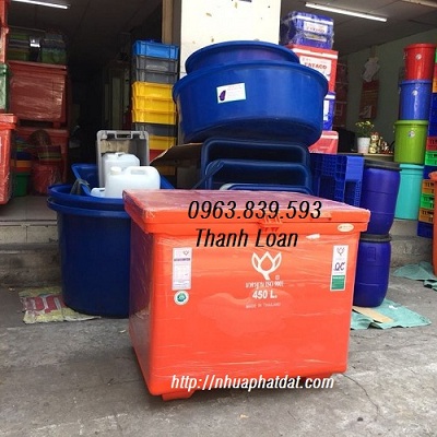 Bán thùng giữ lạnh Thái Lan - thùng giữ lạnh 450L hàng nhập khẩu giá tốt Thung-da-giu-lanh-bao-quan-hai-san-1