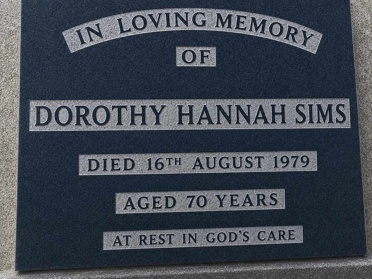 Dorothy Sims 2