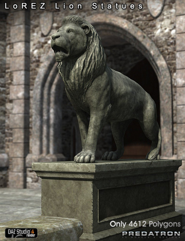 LoREZ Lion Statues