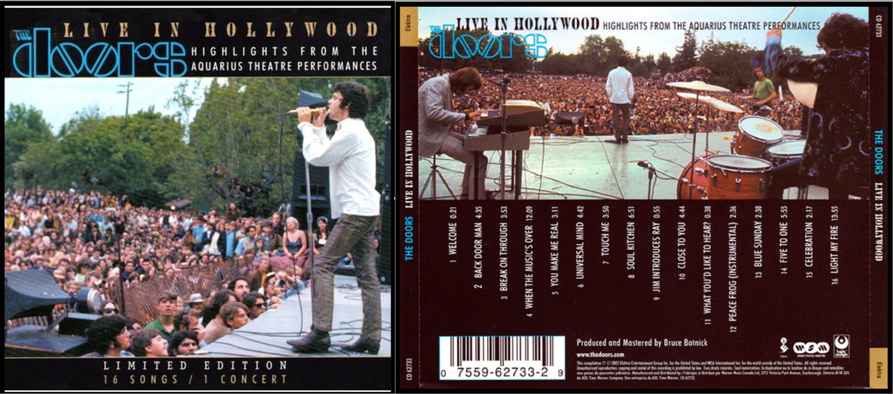 The Doors Aquarius Theatre Los Angeles CA. July 1969 