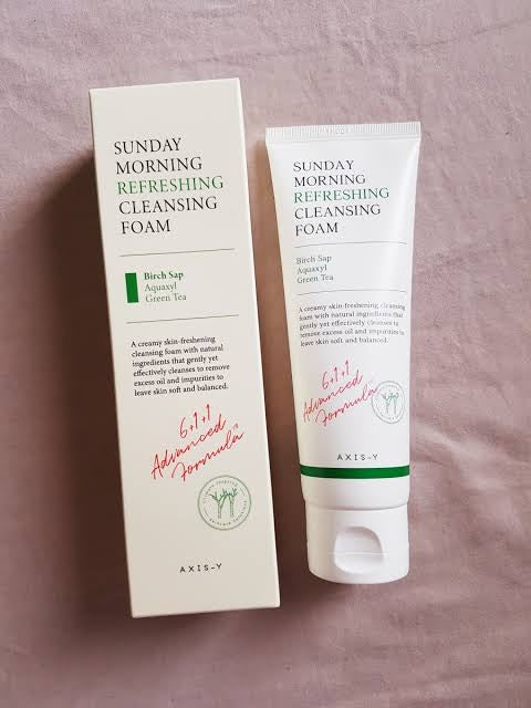 Axis Y Sunday morning Refreshing Cleansing Foam 120 ml.