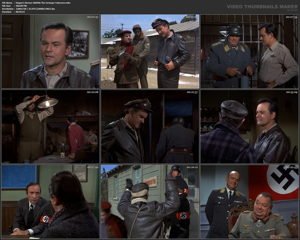 Hogan's Heroes S06E06 The Gestapo Takeover.mkv