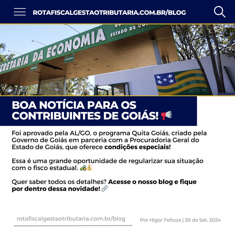 Contribuintes Goiás