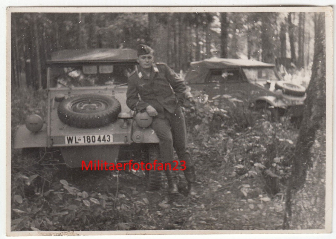 Wehrmacht Luftwaffen Flak Ausbildung 2 VW Kübelw
