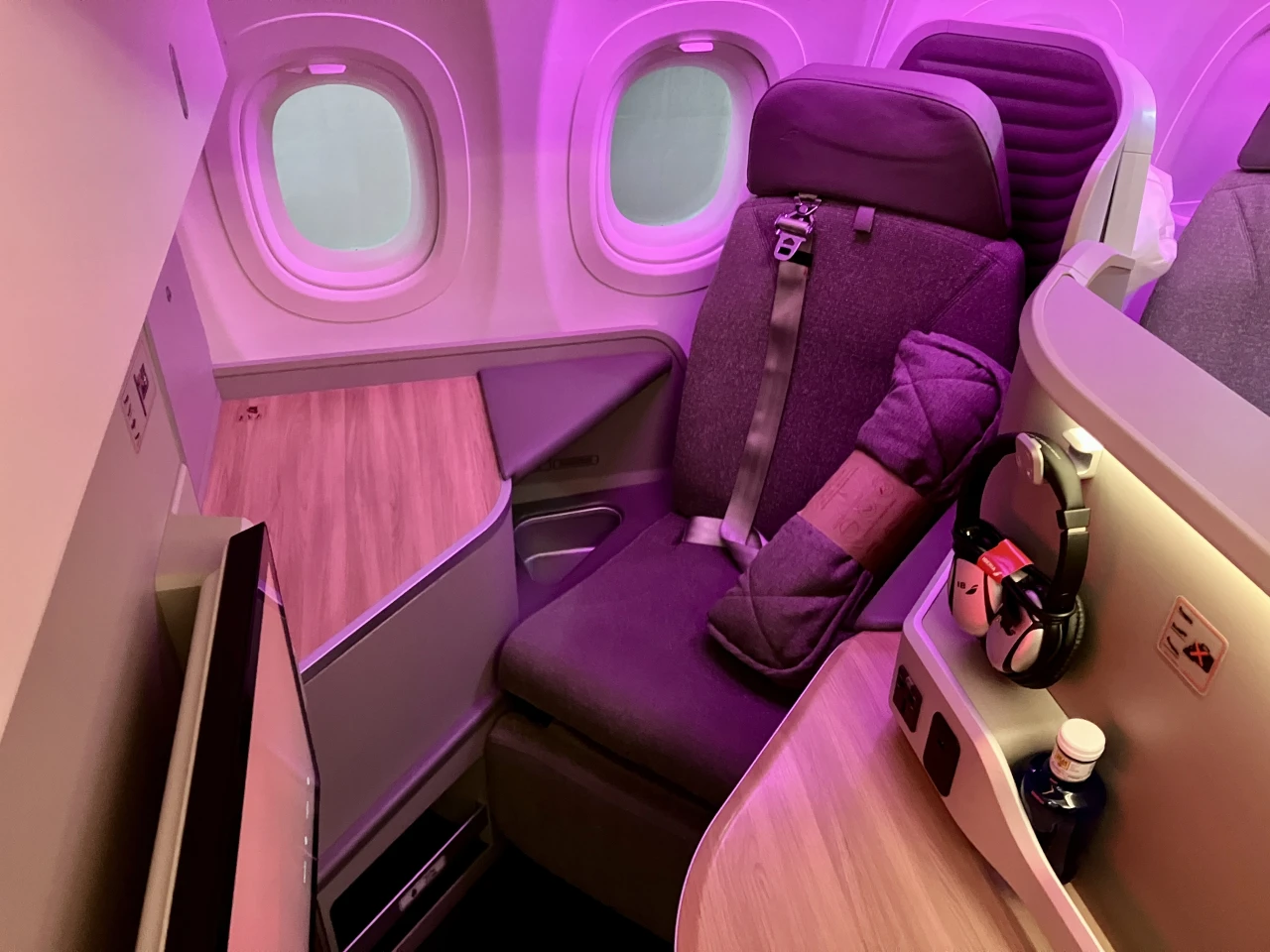 Iberia A321XLR bulkhead business class seats