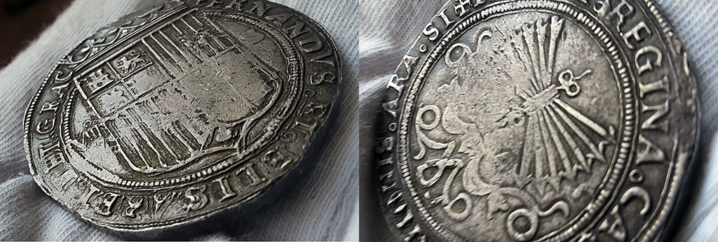 8 reales. A nombre de los Reyes Católicos. Sevilla. RRCC3