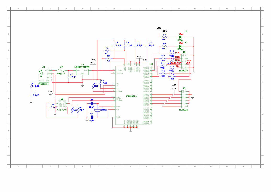 Программатор Altera FTDI