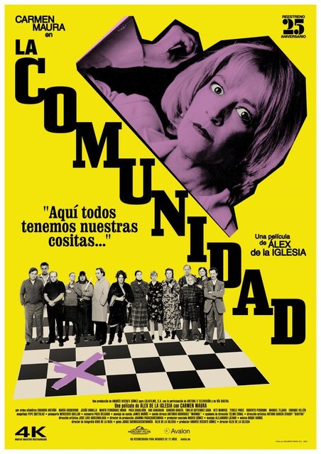 “LA COMUNIDAD” REESTRENO EN CINES EL 21 DE AGOSTO CON MOTIVO DE SU 25º ANIVERSARIO