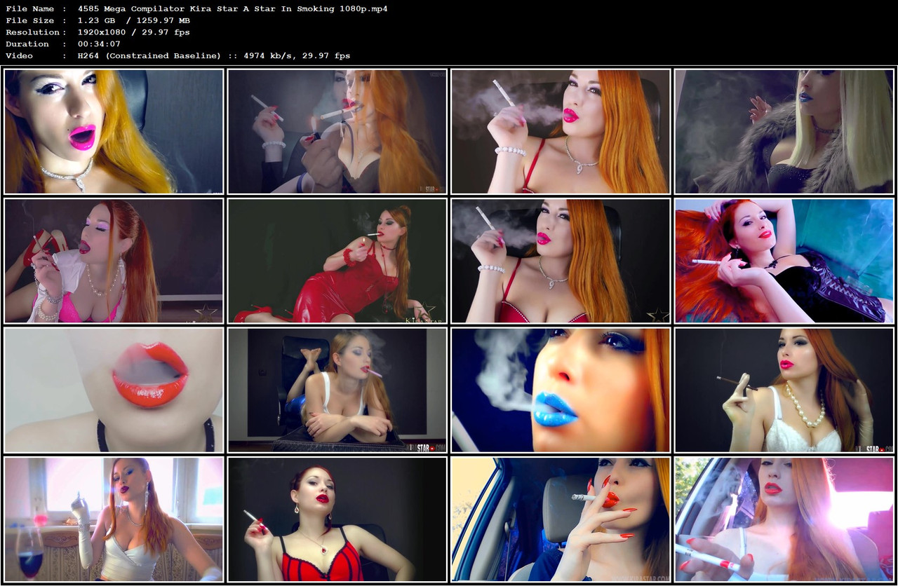 4585 Mega Compilator Kira Star A Star In Smoking 1080p mp4