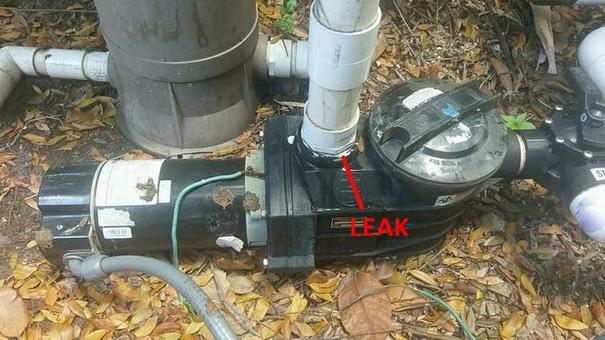 Pump outlet persistent leaking slowly - Pool Help