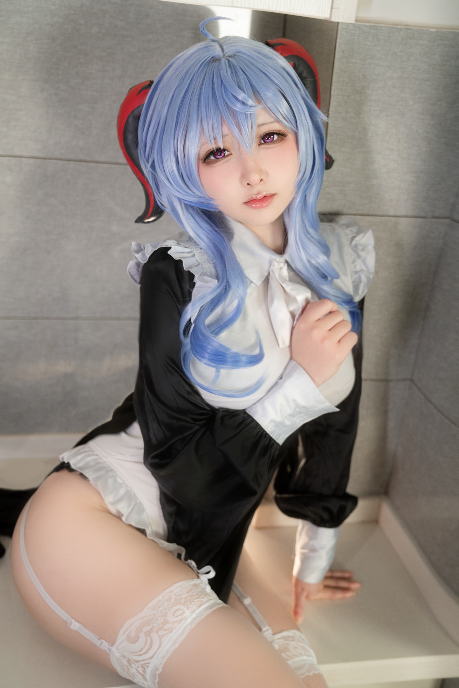 樱梨梨 甘雨 修女 Cosplay 写真集｜原神角色高清图集（26P｜100MB）插图