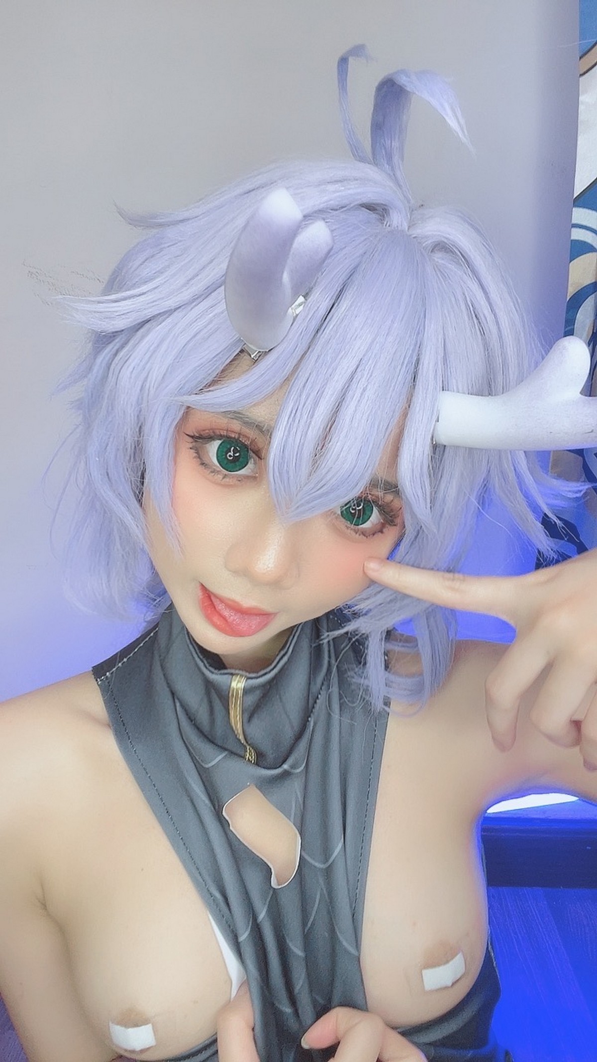 PoppaChan Bailu Cosplay Pack (Honkai Star Rail) – 155 Photos 12 Videos 457MB插图