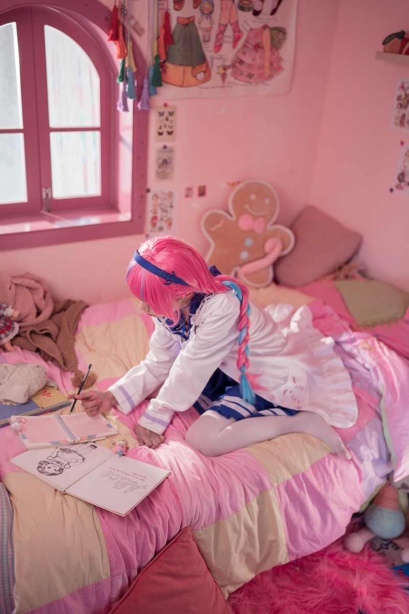 艾西Aiwest 湊阿库娅私服Cosplay写真图集 虚拟主播高清美图 55P (274.4M)插图2