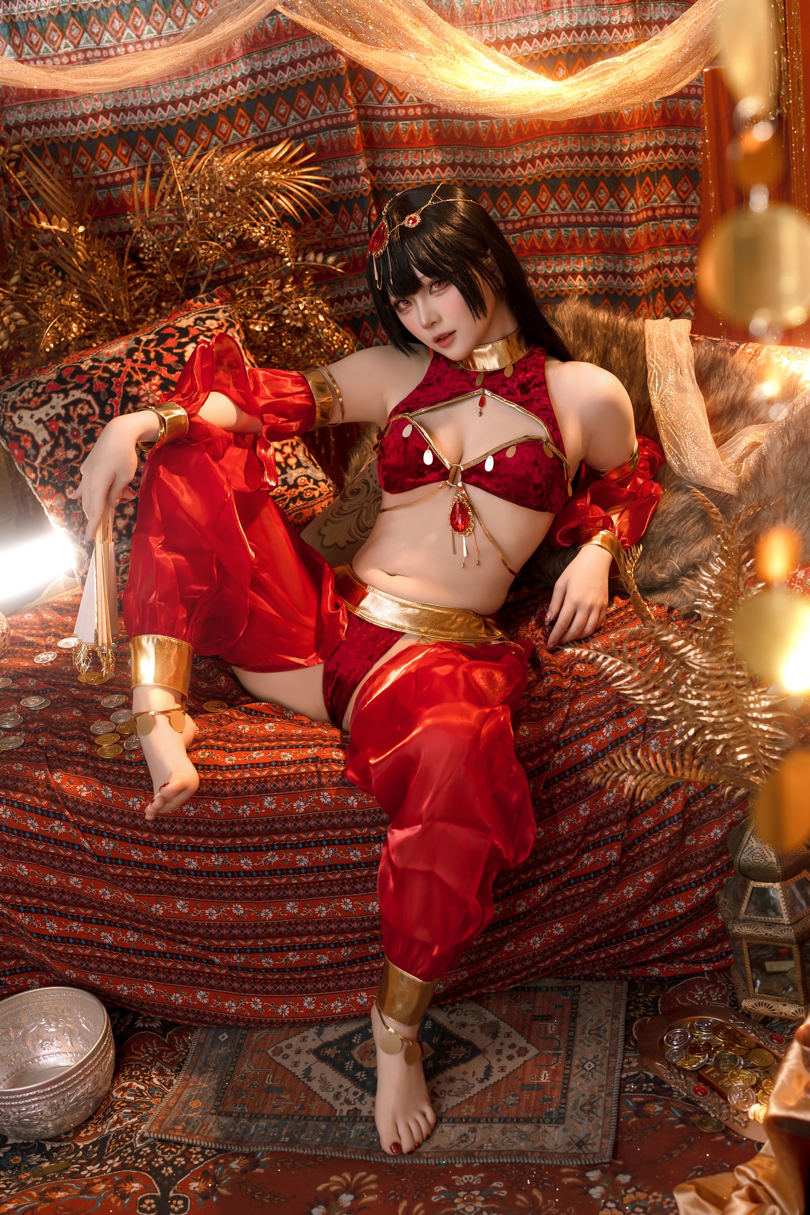 屿鱼 Yuyu 大凤 舞娘 新年特典 Cosplay 写真集（50P｜449MB）插图5