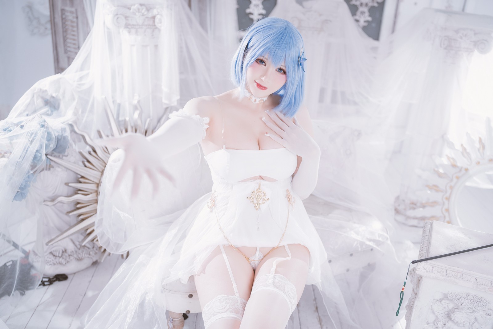 兔胖胖min – 碧蓝航线 恰巴耶夫 Cosplay 写真集（40P-199.7MB）插图2