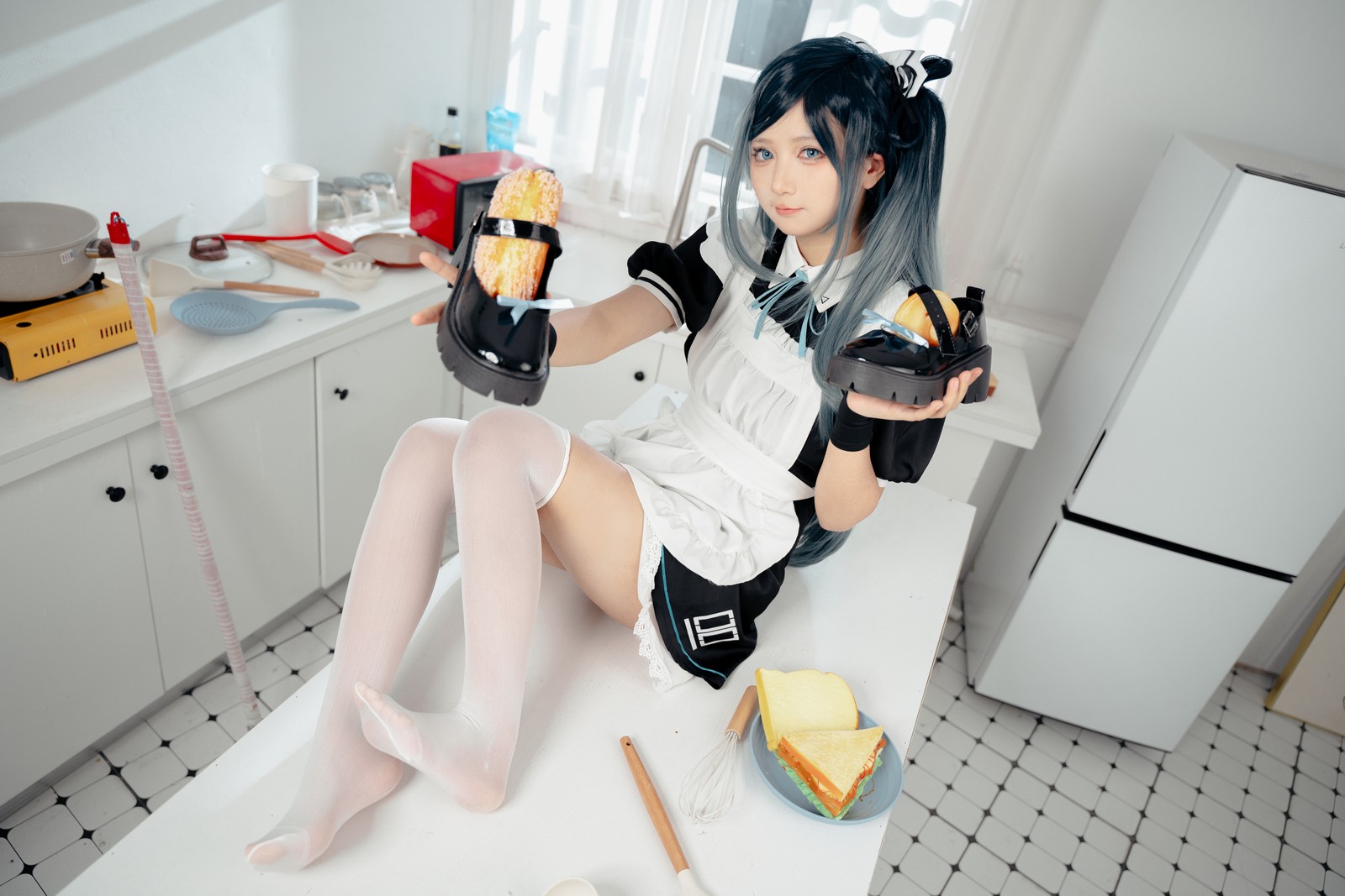 喜欢爱理吗COS写真：碧蓝航线独角兽婚纱高清套图（31P-172.5M）插图9