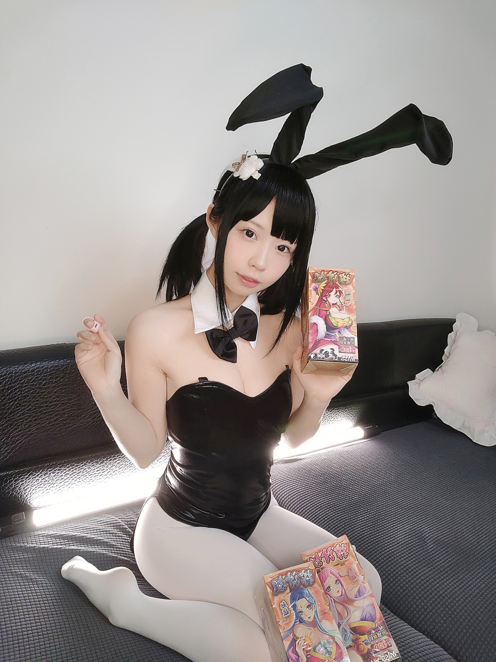 十万珍吱伏特（香川澪）白丝兔女郎摄影合集｜60P｜116.9MB插图3